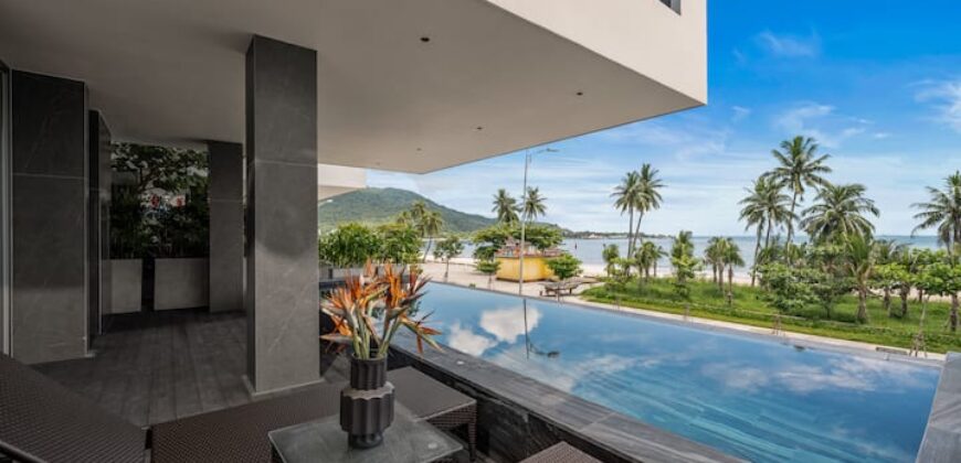 Modern Beachfront 6BR Villa w/Pool & Sea View – C1 Modern Beachfront 6BR Villa w/Pool & Sea View – C1