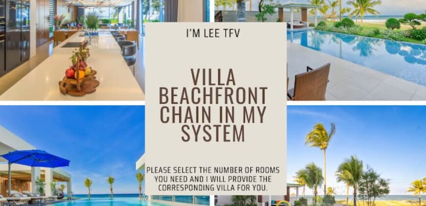 Villas 4/5/6/7/8BR Beachfront_Select desired villa